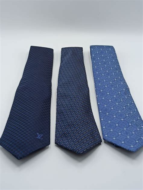 louis vuitton navy tie|louis vuitton cravate.